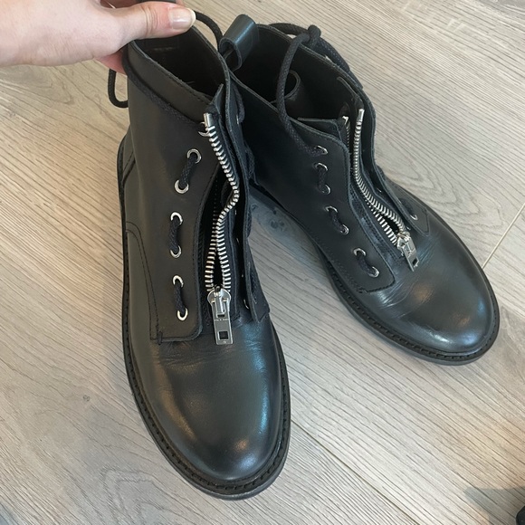 Rag & bone black leather “canon” boots - Picture 2 of 5